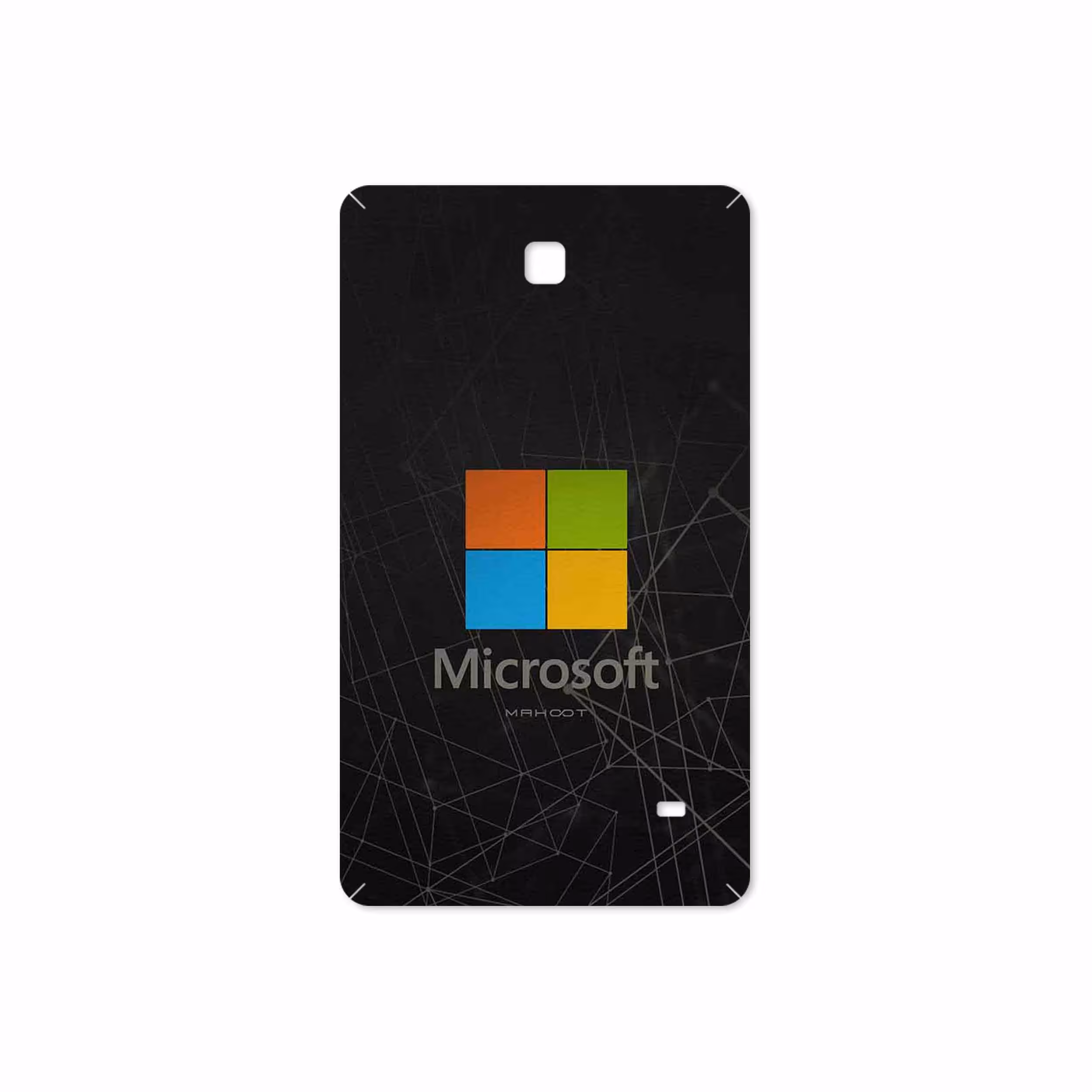 برچسب پوششی ماهوت مدل Microsoft-Logo مناسب برای تبلت سامسونگ Galaxy Tab 4 7.0 2014 T230