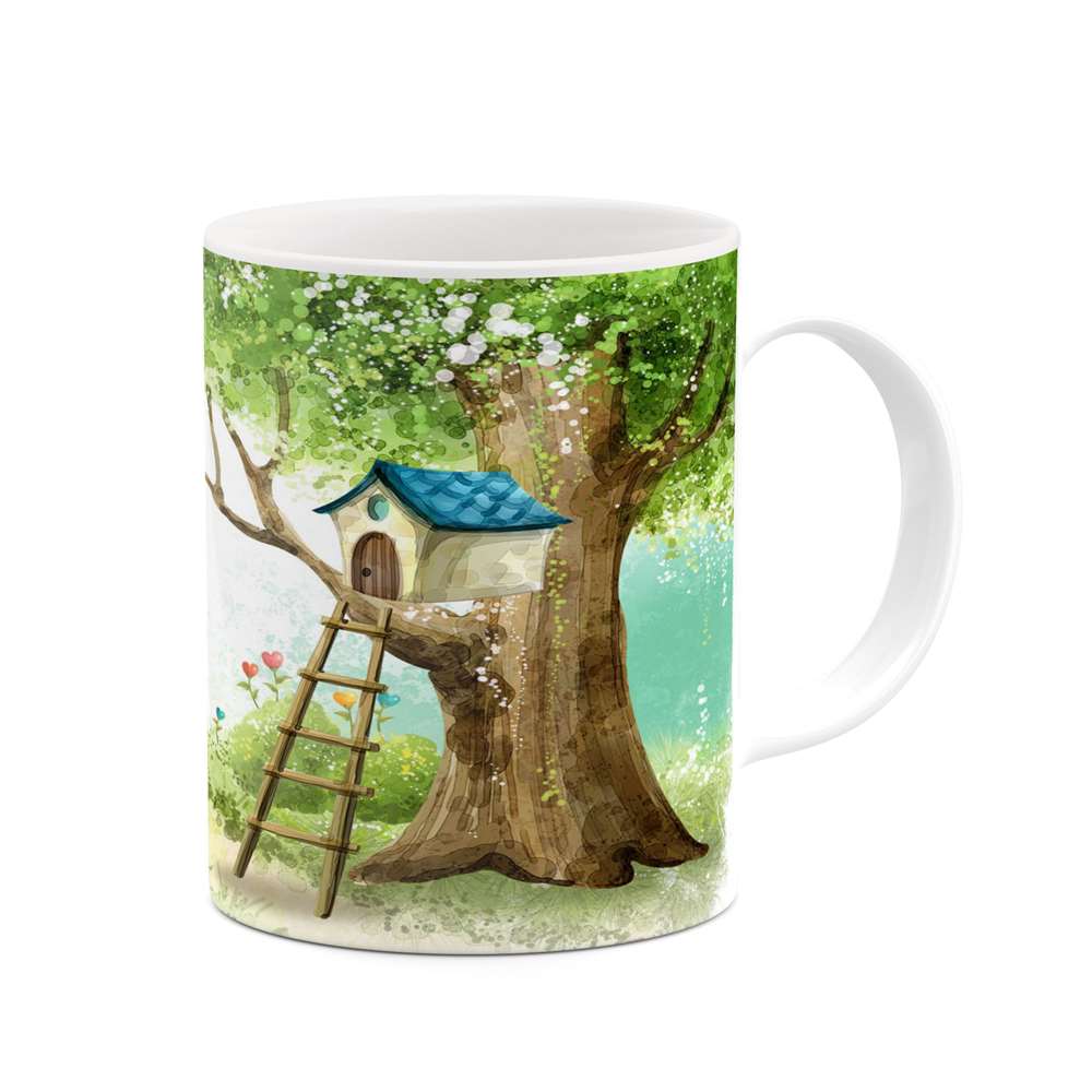 ماگ کاکتی طرح نقاشی کارتونی مدل mgh18750