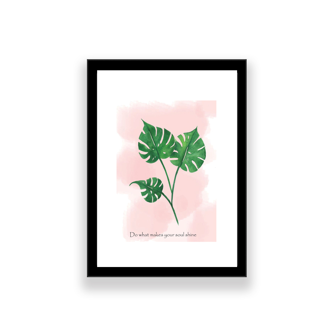 تابلو طرح مینیمال برگ