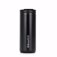 ماگ سفری 500 ml کافی Coffee مدل Fashion مشکیCoffee 500ml Vacuum Insulated Travel Mug