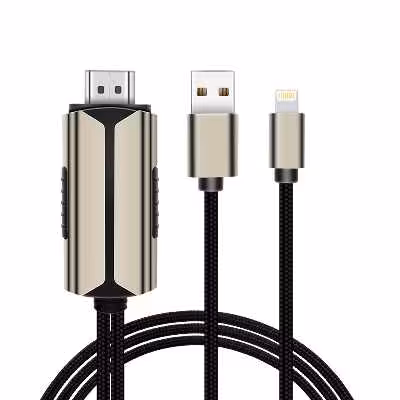 کابل تبدیل HDMI به لایتنینگ/USB کوتتسی مدل 33022 طول 2 متر