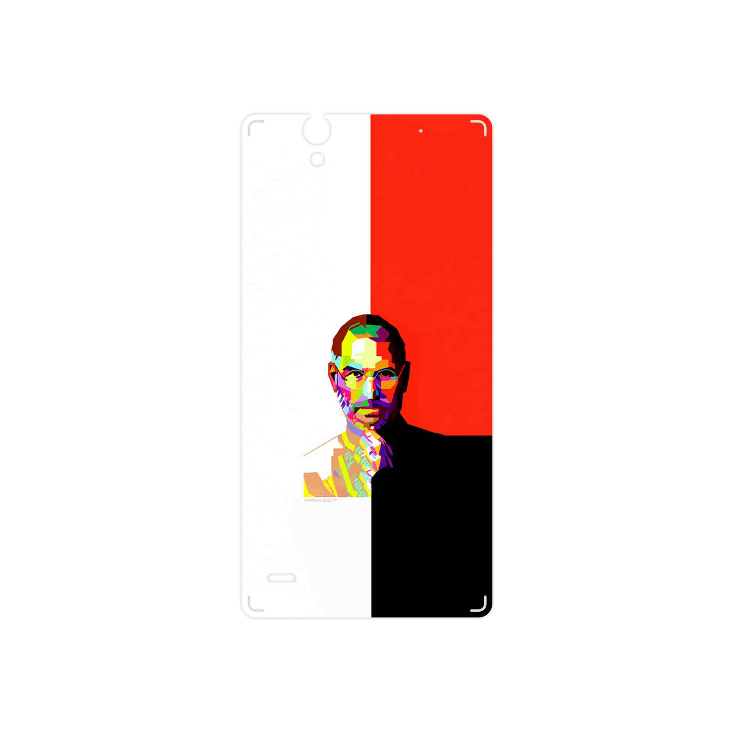 برچسب پوششی ماهوت مدل Collage of Steve Jobs 1 مناسب برای گوشی موبایل سونی Xperia C4