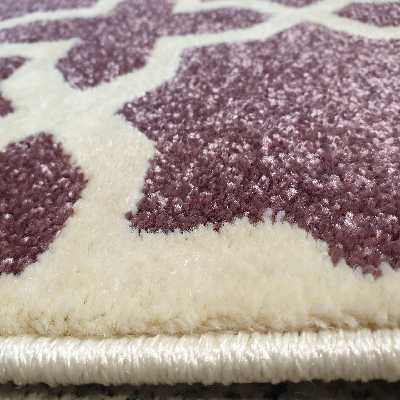 فرش ماشینی ساوین طرح 7283 بنفش تیره