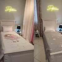 لحاف یک نفره طرح پرنسس و تک شاخ و خرگوش