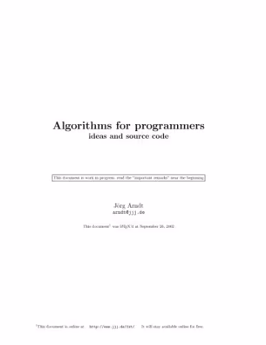 خرید و دانلود نسخه کامل کتاب Algorithms for Programmers: Ideas and Source Code