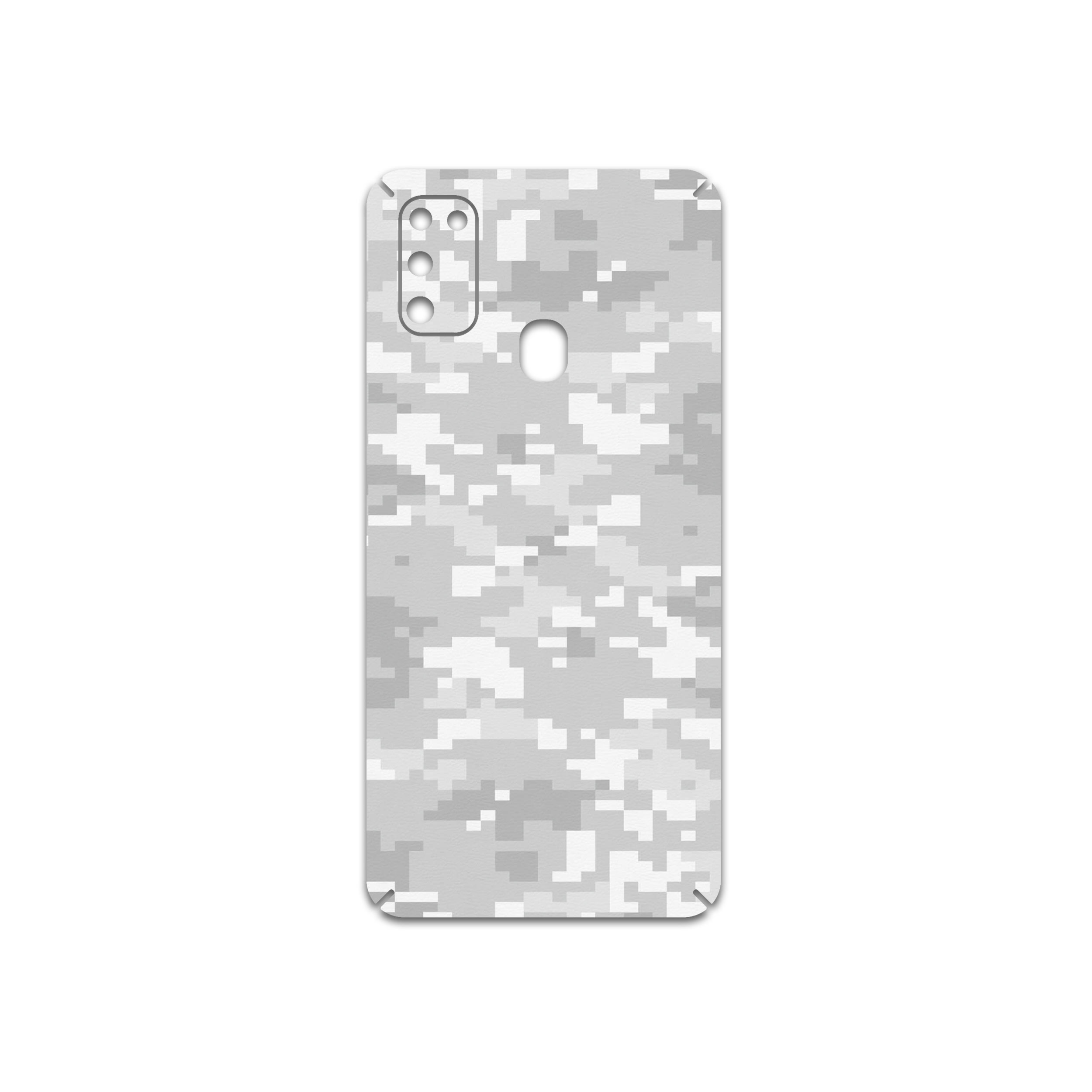 برچسب پوششی ماهوت مدل Army-Snow-Pixel مناسب برای گوشی موبایل سامسونگ Galaxy M21