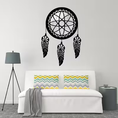 آینه دکوراتیو طرح dreamcatcher 2