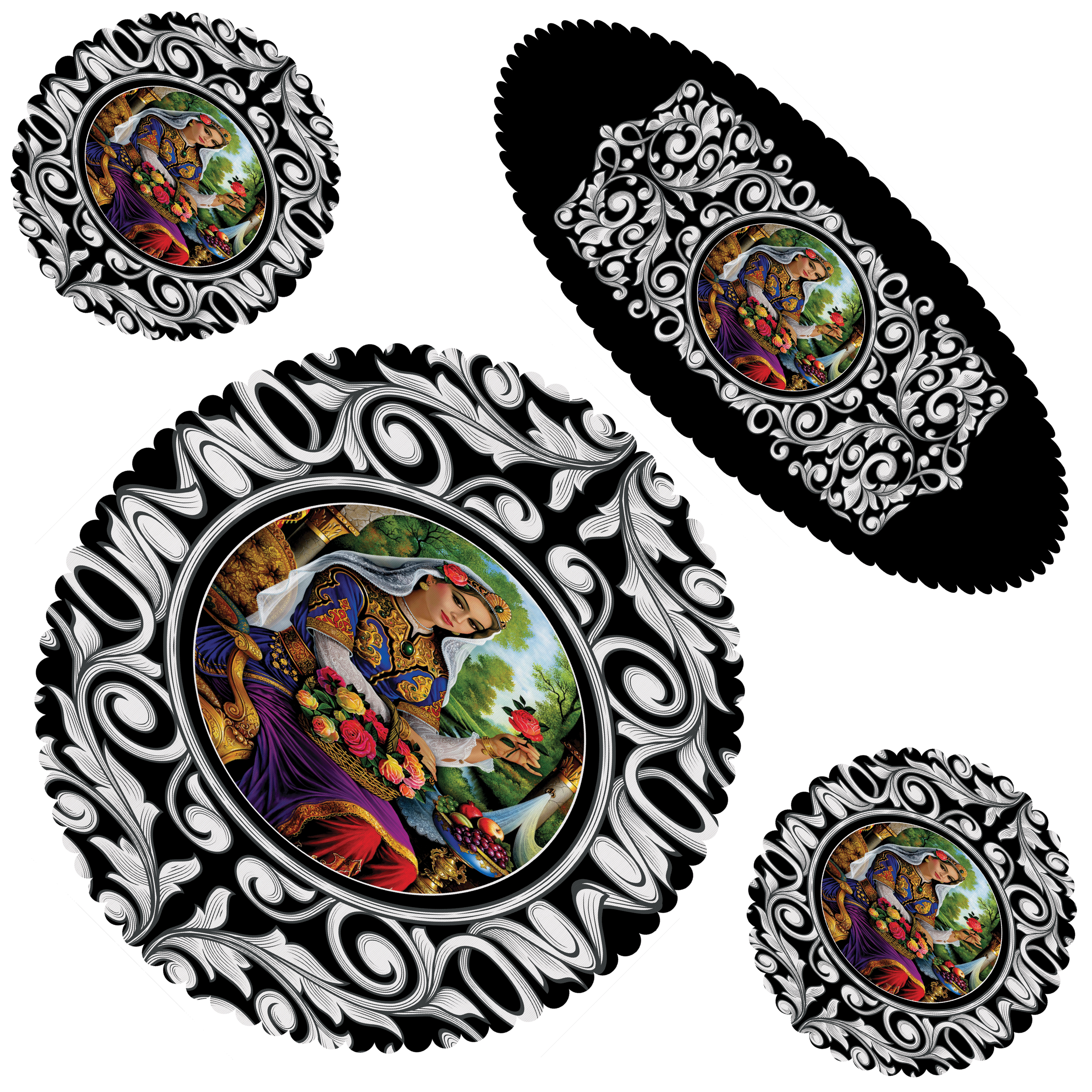 ست رومیزی 4 تکه مدل S32-42151