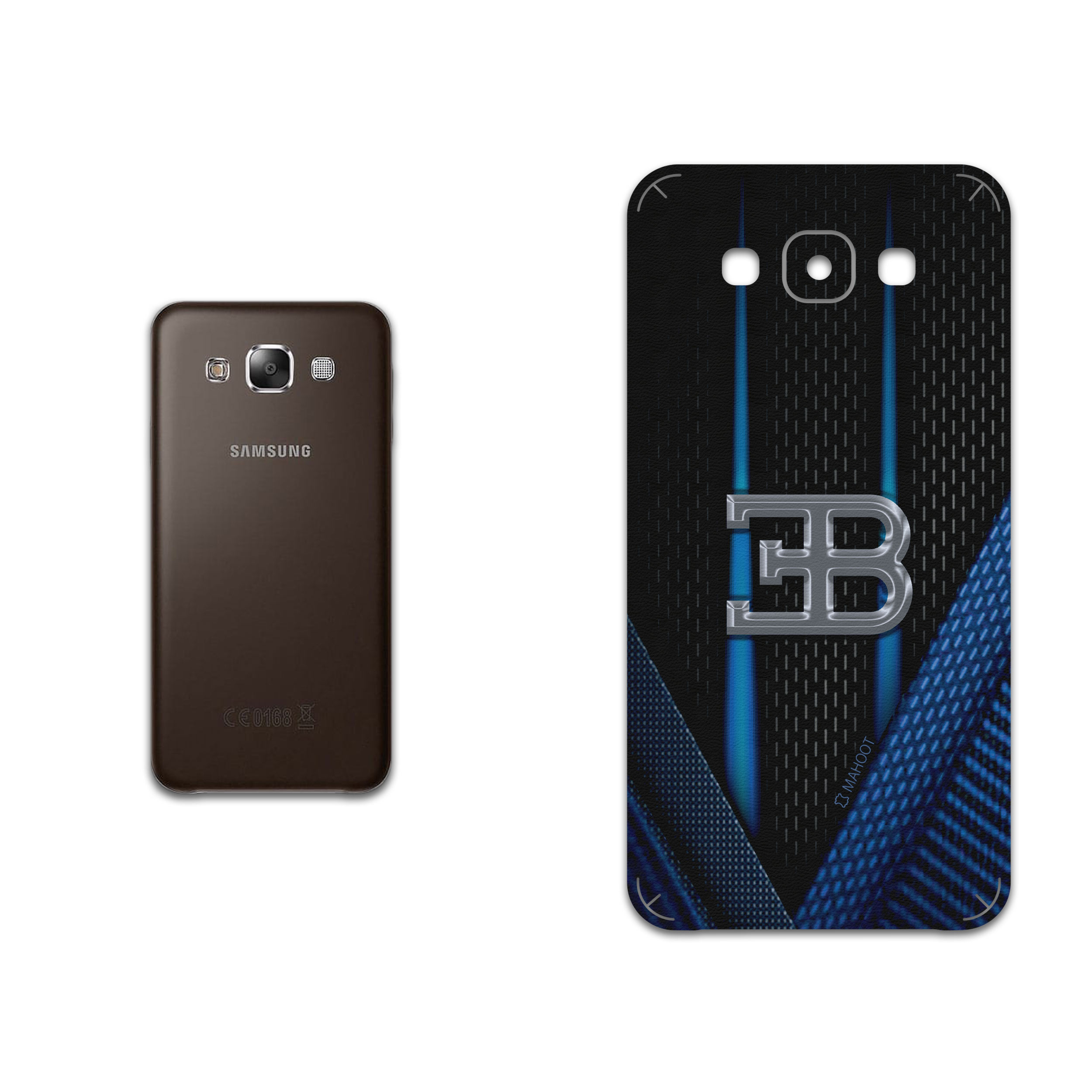 برچسب پوششی ماهوت مدل BUGATTI مناسب برای گوشی موبایل سامسونگ Galaxy E7