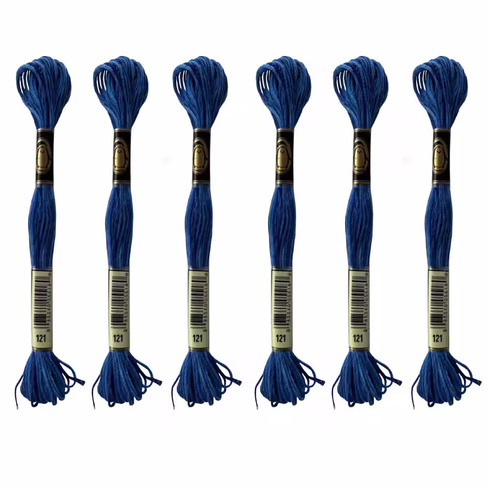 نخ گلدوزی پنگوئن مدل PNG-06 کد P-121 مجموعه 6 عددی