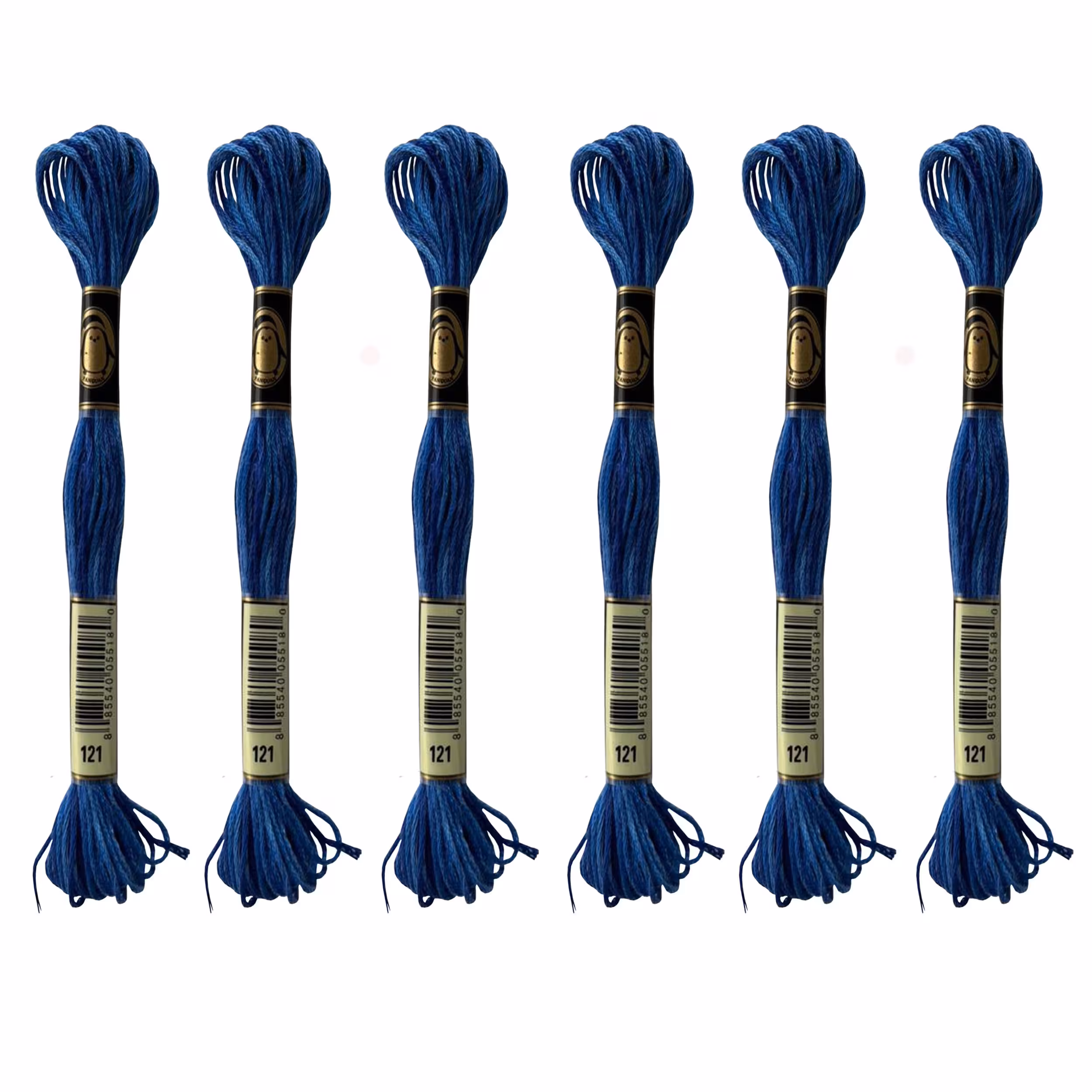 نخ گلدوزی پنگوئن مدل PNG-06 کد P-121 مجموعه 6 عددی