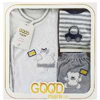 ست 5 تکه بیمارستانی نوزاد خرس و ماشین GoodMark