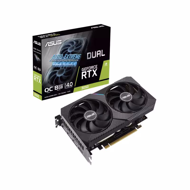 کارت گرافیک ASUS DUAL RTX 3050 OC 8GB