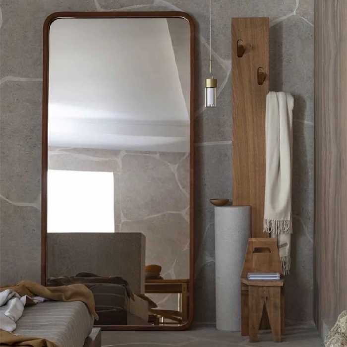 آینه قدی چوبی الف طرح نوستالژی 50-W-150