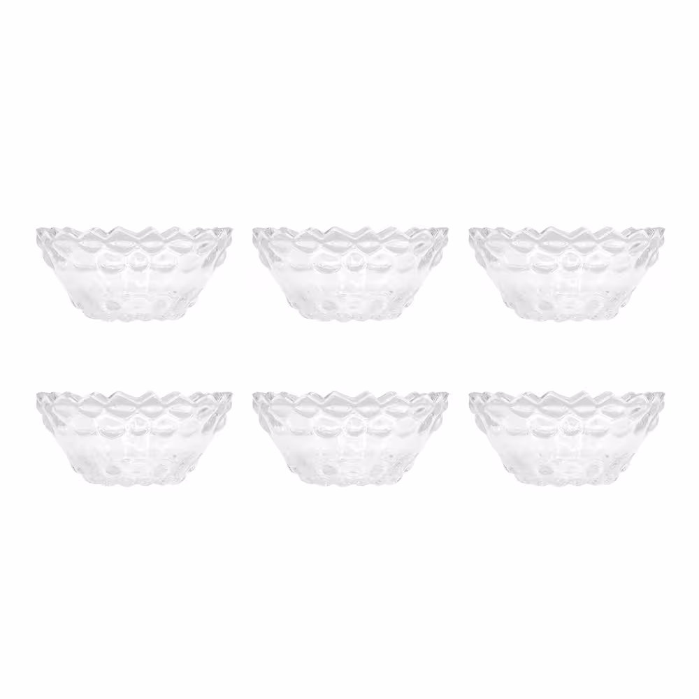 پیاله شیشه و بلور اصفهان مدل یاقوت 903 بسته 6 عددی