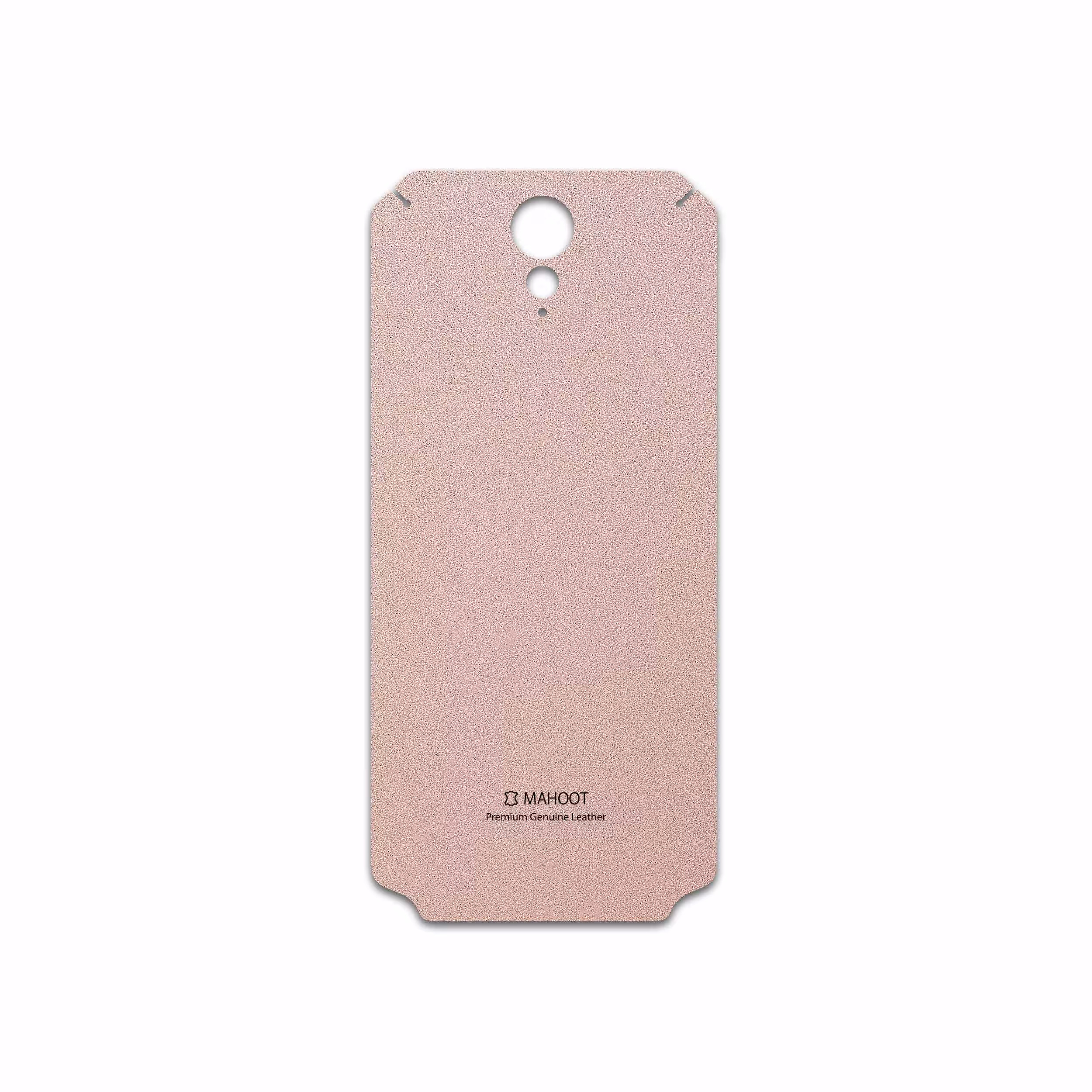 برچسب پوششی ماهوت مدل Rose Gold Leather مناسب برای گوشی موبایل اچ تی سی Desire 620