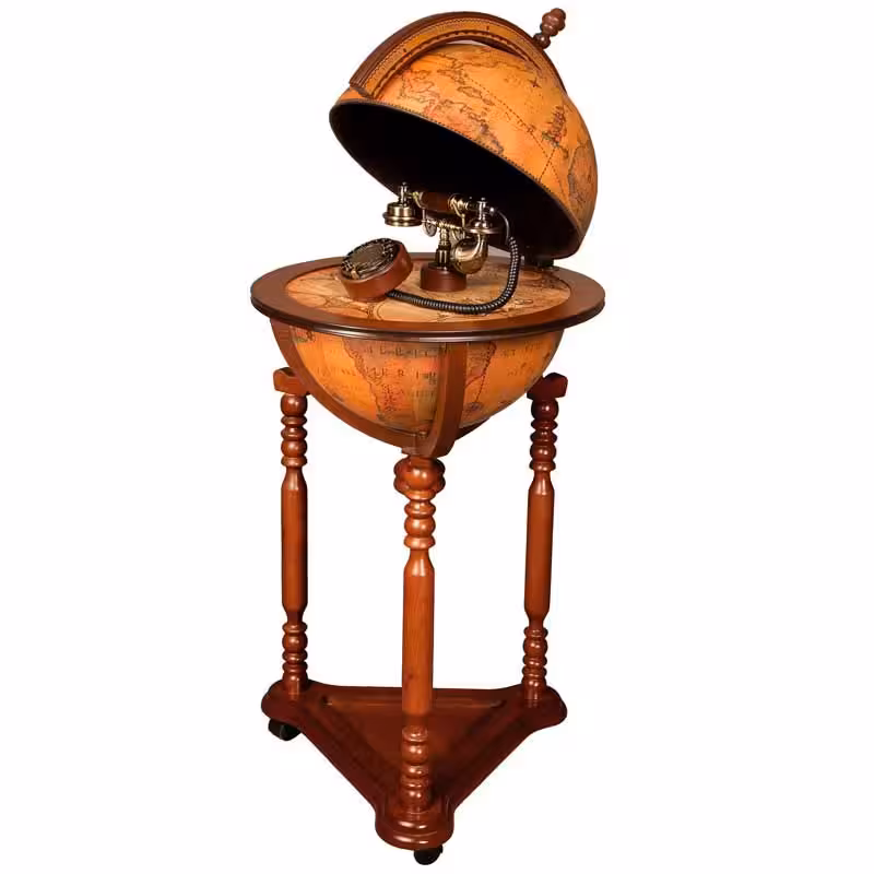 تلفن کره چوبی لوتوس کد TG-814 رنگ BROWN