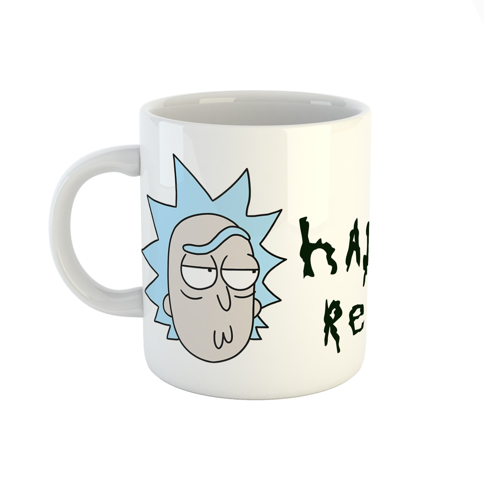 ماگ طرح اسم حمیدرضا مدل rick and morty کد 917