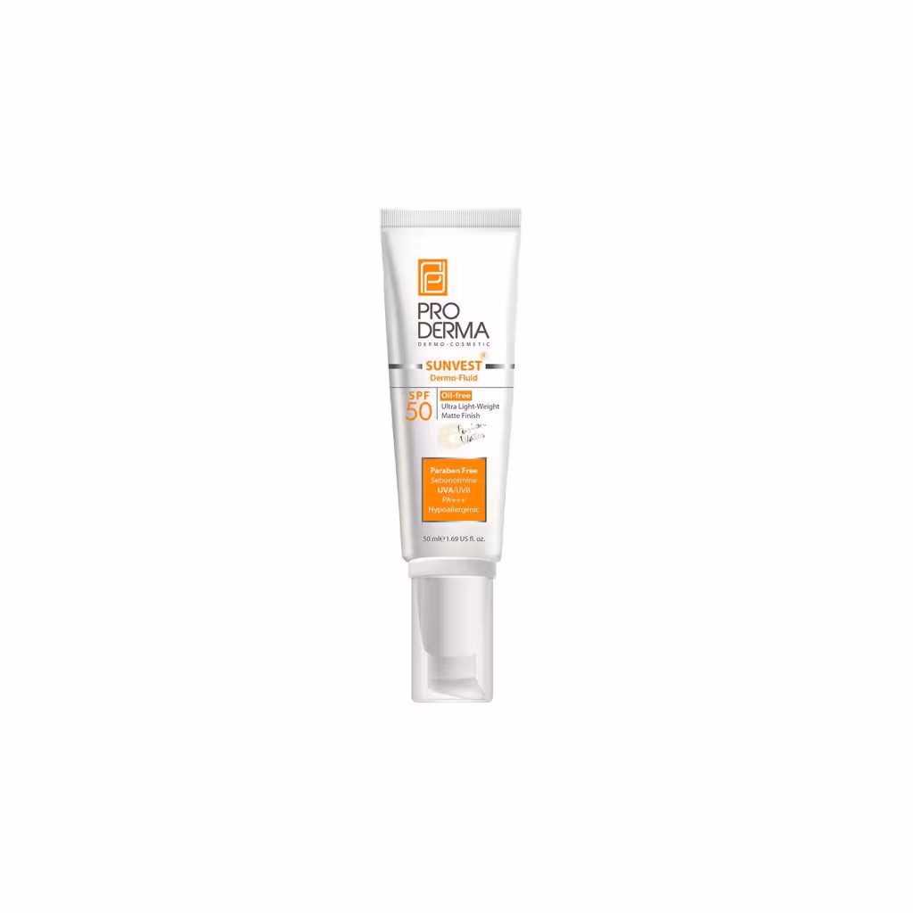فلوئیدضدآفتاب پوست چرب و آکنه ای پرودرما (SPF50)