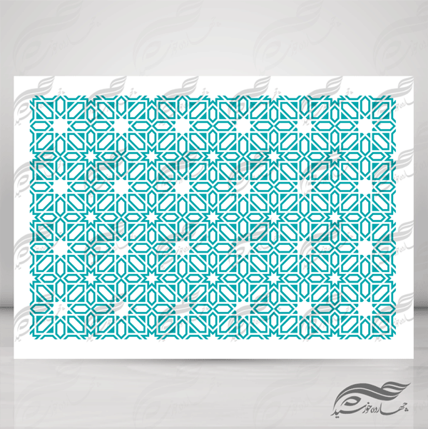 طرح شبکه و پترن لایه باز اسلیمی 6 psd