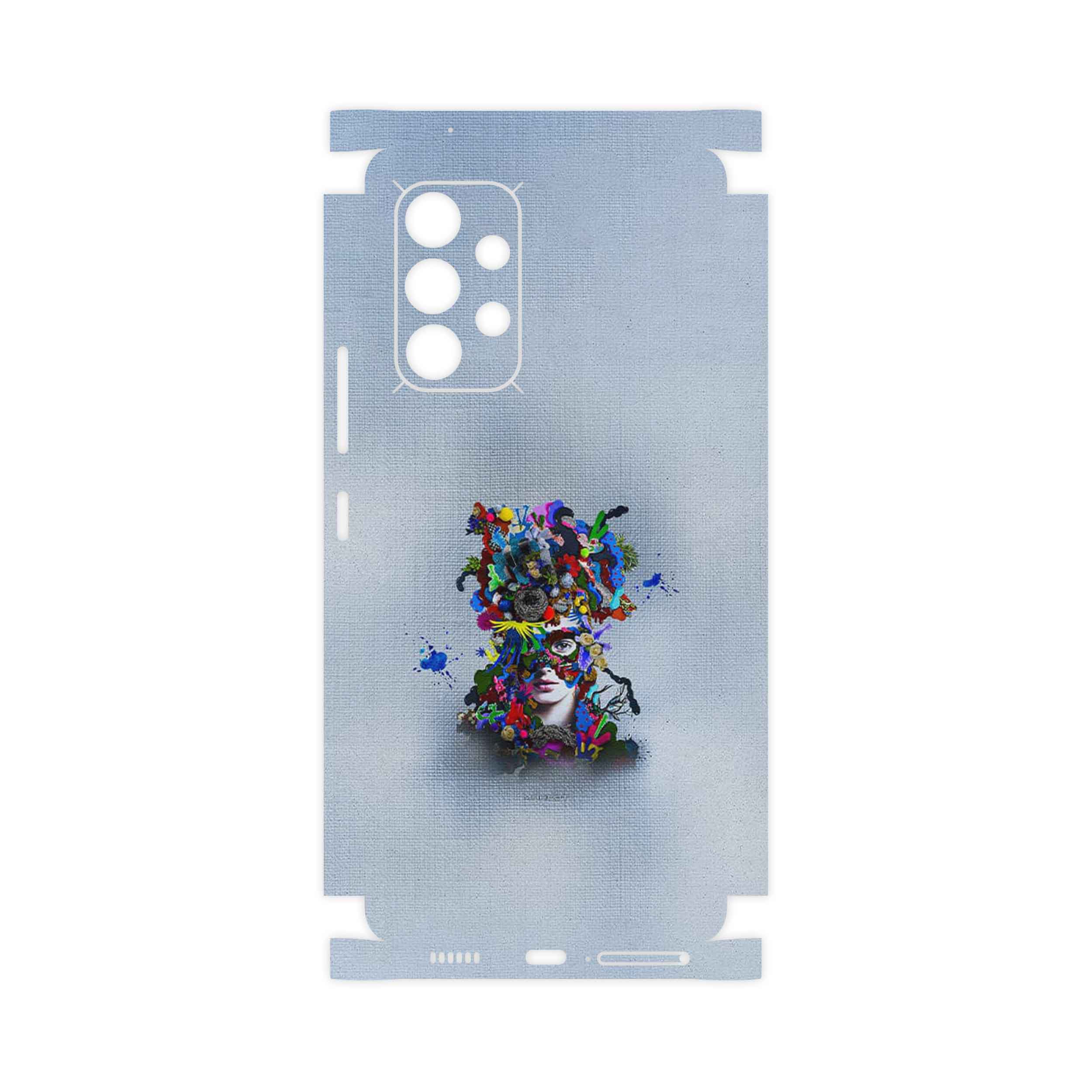 برچسب پوششی ماهوت مدل Collage of surreal Portrait of Women 4-FullSkin مناسب برای گوشی موبایل سامسونگ Galaxy A53 5G