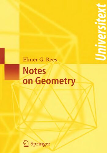 خرید و دانلود نسخه کامل کتاب Notes on Geometry