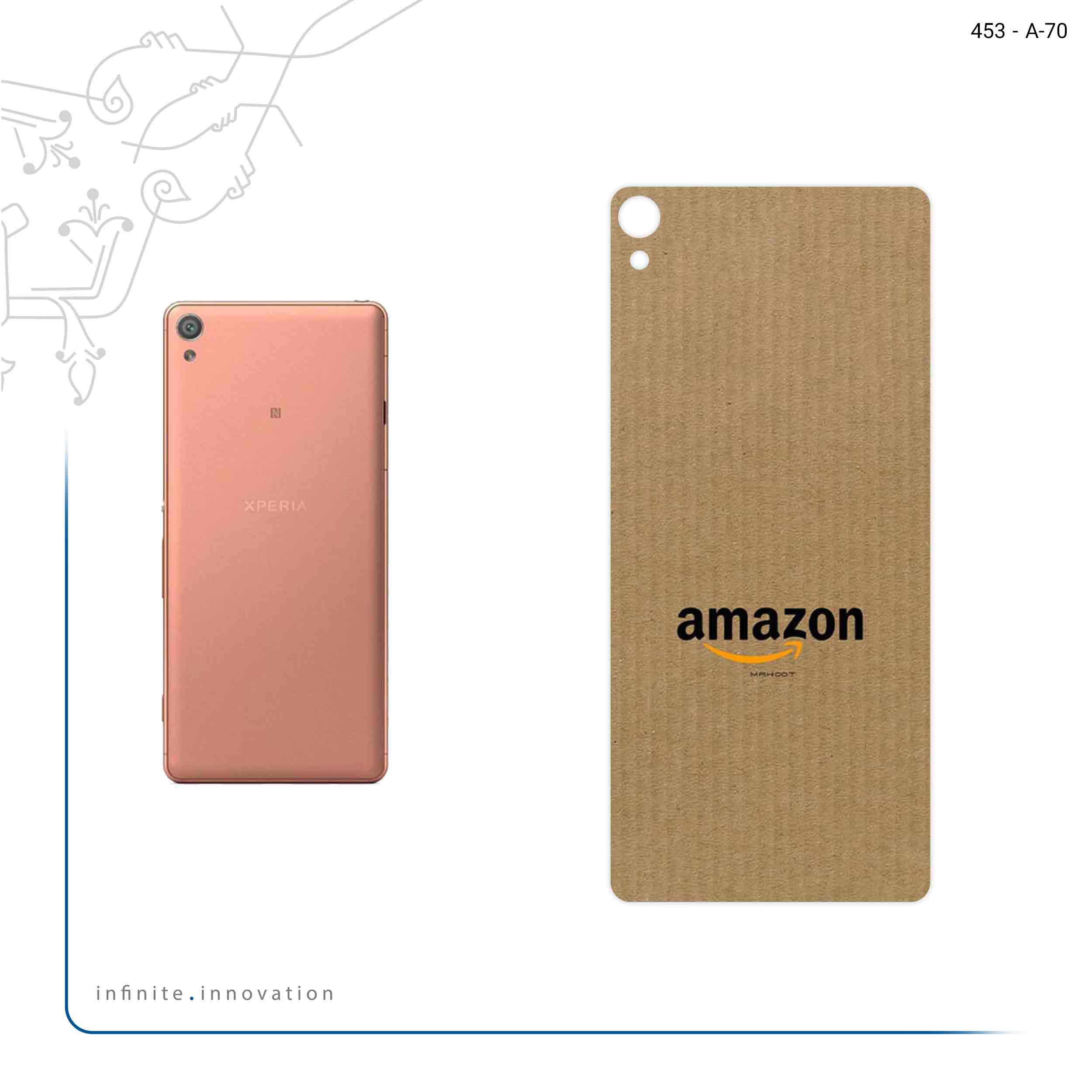 برچسب پوششی ماهوت مدل Amazon مناسب برای گوشی موبایل سونی Xperia XA