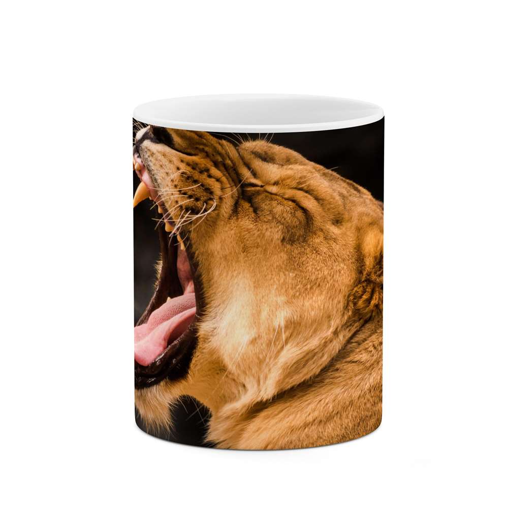 ماگ طرح شیر ماده  مدل mgp14130