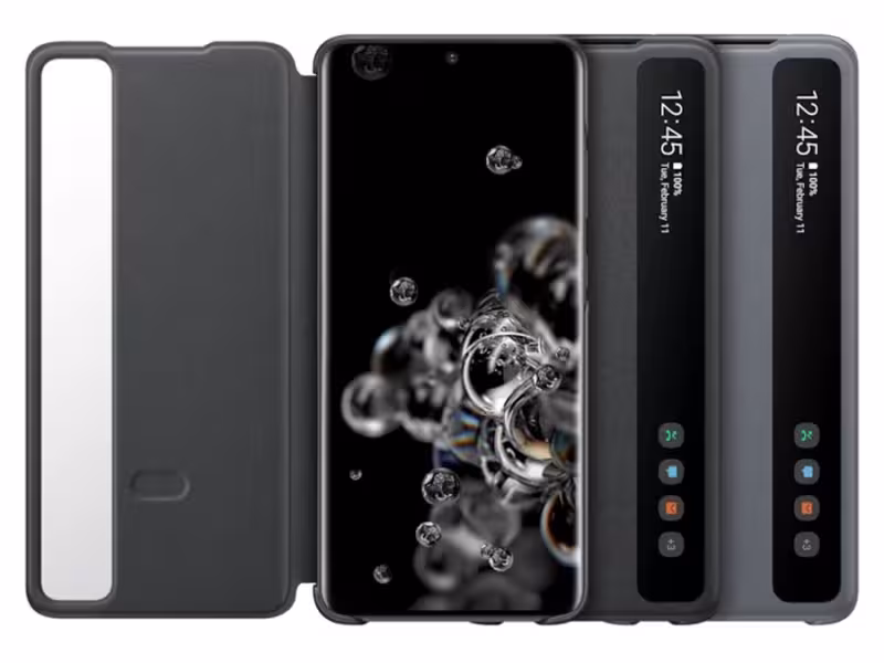 کاور هوشمند اصلی سامسونگ Samsung S20 Plus/S20 Plus 5G Smart Clear View Cover