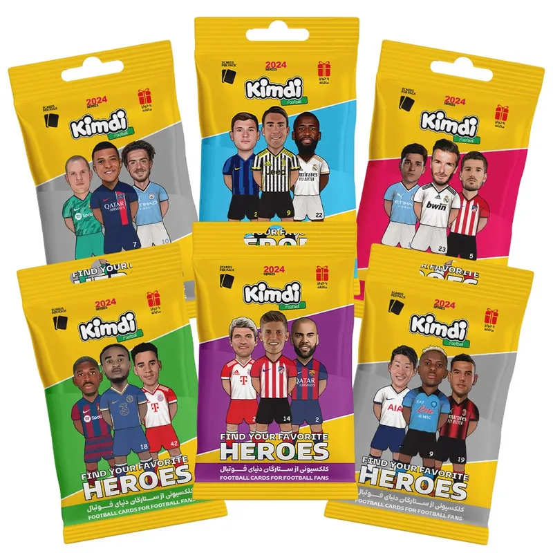 اسباب بازی شانسی کیمدی مدل هیرو بسته 6 عددی