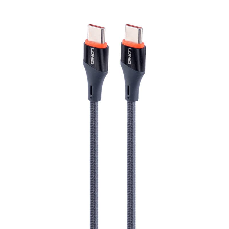 کابل دوسر تایپ سی 65 وات 1 متری الدینیو Ldnio LC631C Type-C to Type-C PD 65W 1m