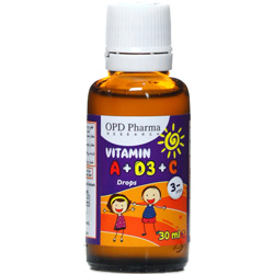 قطره ویتامین آ، د3 و ث او پی دی فارما