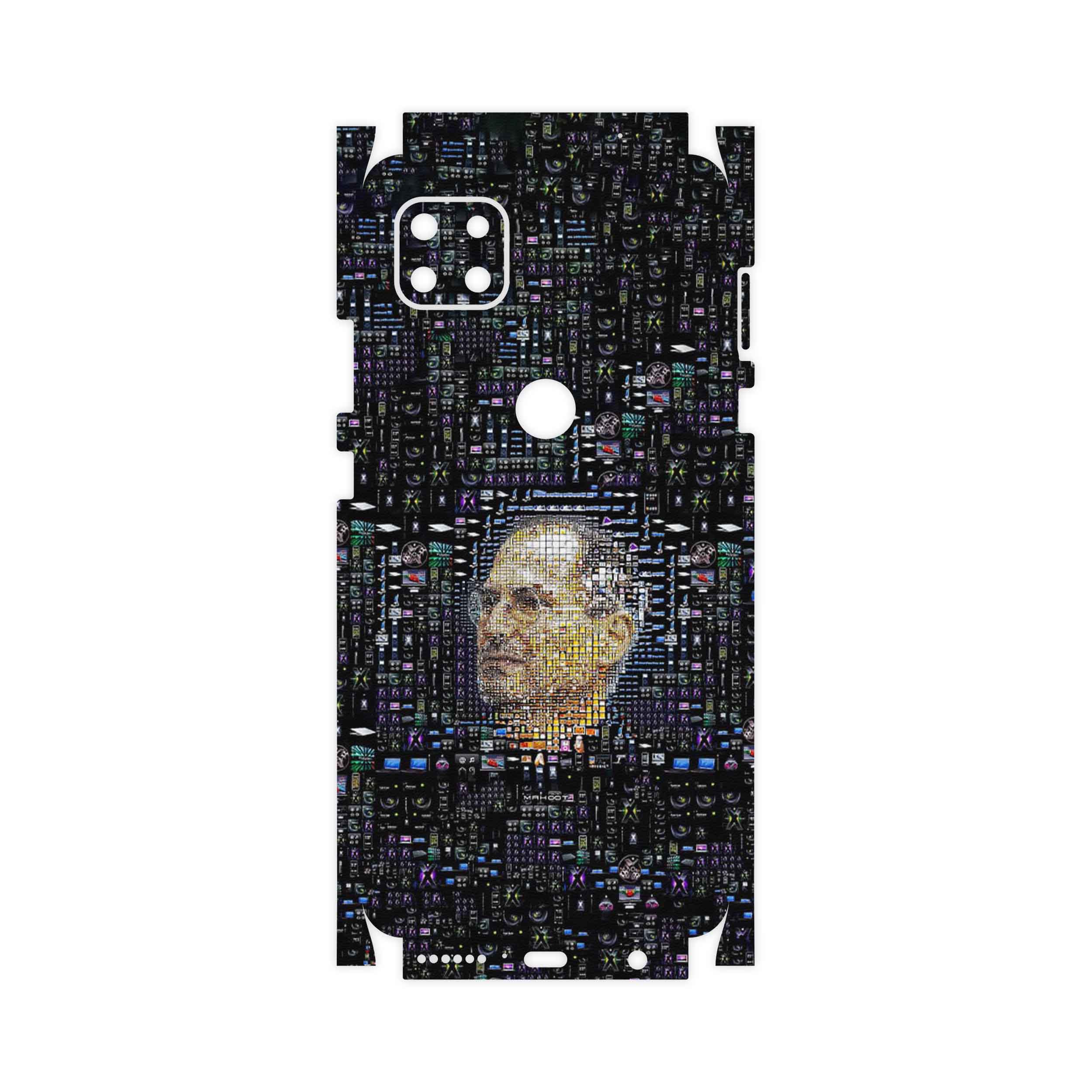برچسب پوششی ماهوت مدل 2 Collage of Steve Jobs-FullSkin مناسب برای گوشی موبایل موتورولا MOTO G 5G