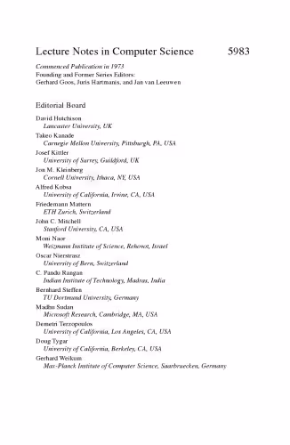 خرید و دانلود نسخه کامل کتاب Formal Aspects in Security and Trust: 6th International Workshop, FAST 2009, Eindhoven, The Netherlands, November 5-6, 2009, Revised Selected Papers