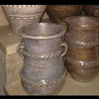 گلدان سفالی پتینه