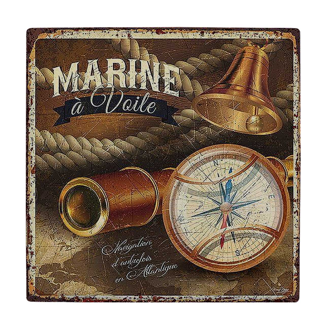 کاشی کارنیلا طرح قطب نما و دوربین دریانوردی کد wkk2180