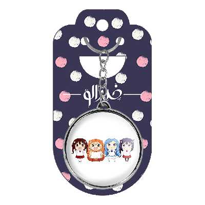 جاکلیدی خندالو طرح انیمه اومارو چان انیمه اوماروچان مدل دوطرفه کد 1849418496