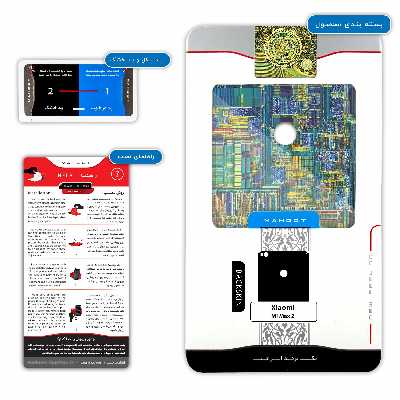 برچسب پوششی ماهوت مدل Intel Brand مناسب برای گوشی موبایل شیائومی Mi Max 2