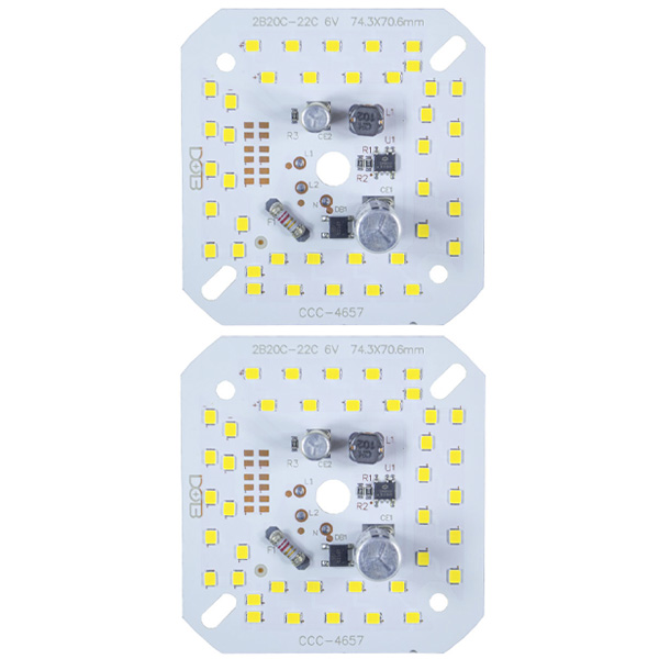 چیپ لامپ ال ای دی 40 وات مدل خازندار بسته 2 عددی
