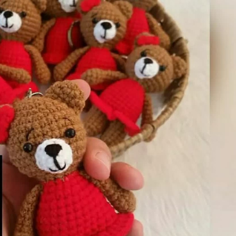 آویز یا سرکلیدی خرس کوچولو