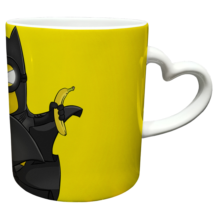 ماگ مدل دسته قلبی طرح مینیون کد 35