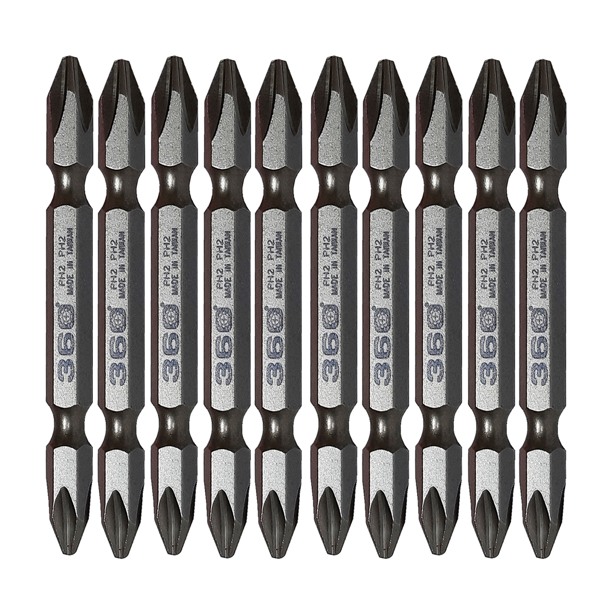 سری پیچ گوشتی دو سر چهار سو 360 مدل HT - 0036 مجموعه ده عددی