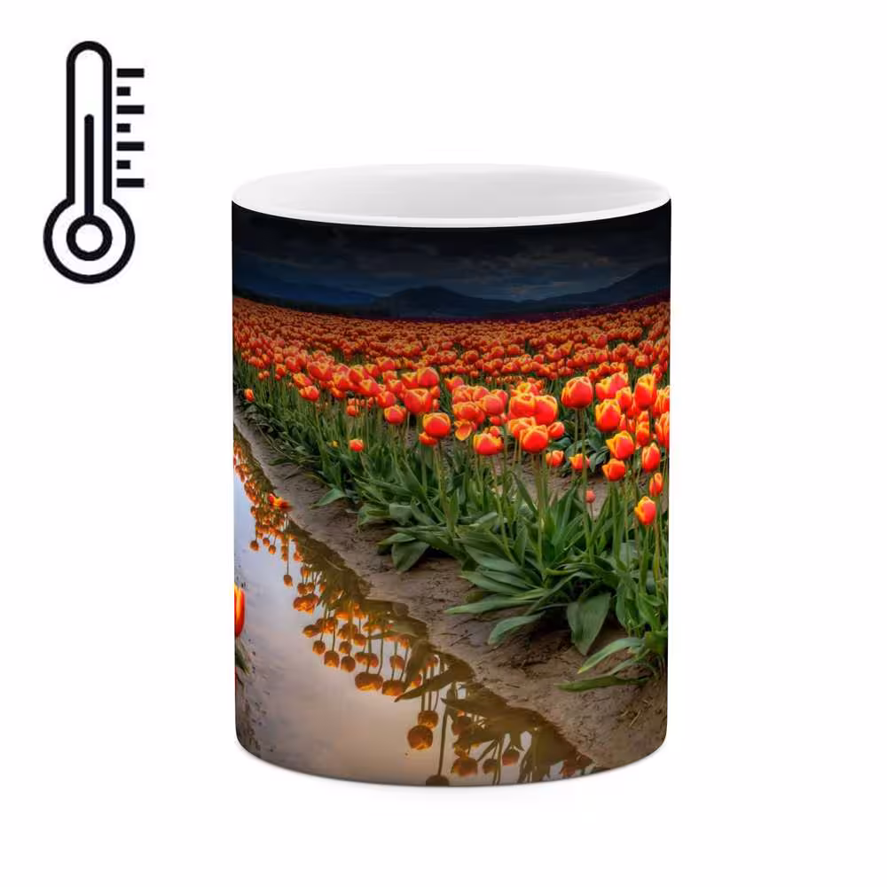 ماگ حرارتی کاکتی طرح منظره مدل mgh15369