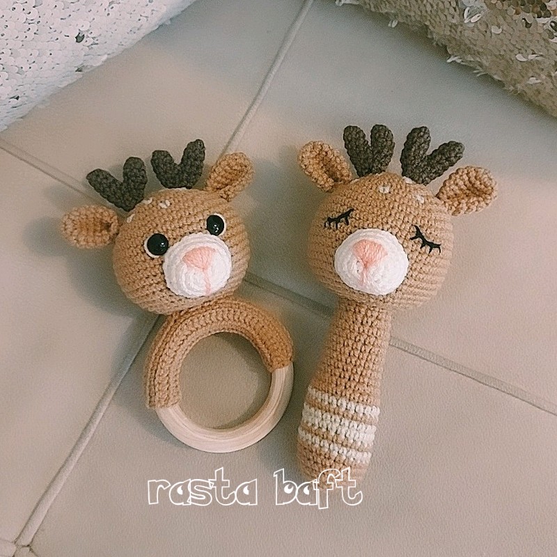 جغجغه دستباف کاموایی