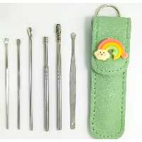 مجموعه نظافت گوش مدل حیوانات کد 002 مجموعه 6 عددی