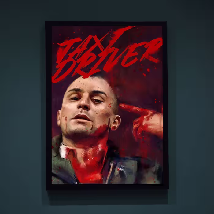 تابلو بلوویش مدل Taxi Driver