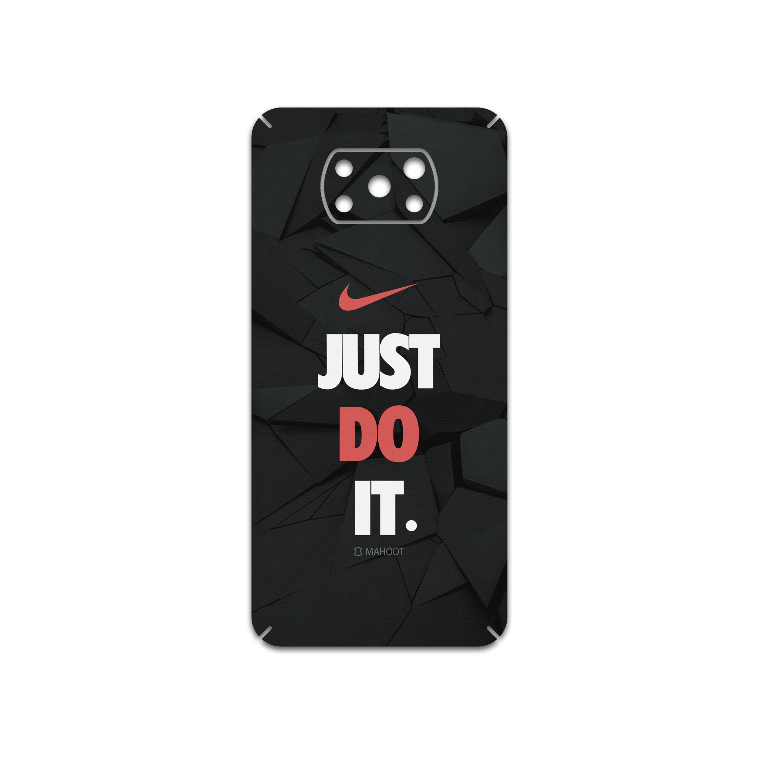 برچسب پوششی ماهوت مدل NIKE-Logo مناسب برای گوشی موبایل شیائومی Poco X3 NFC