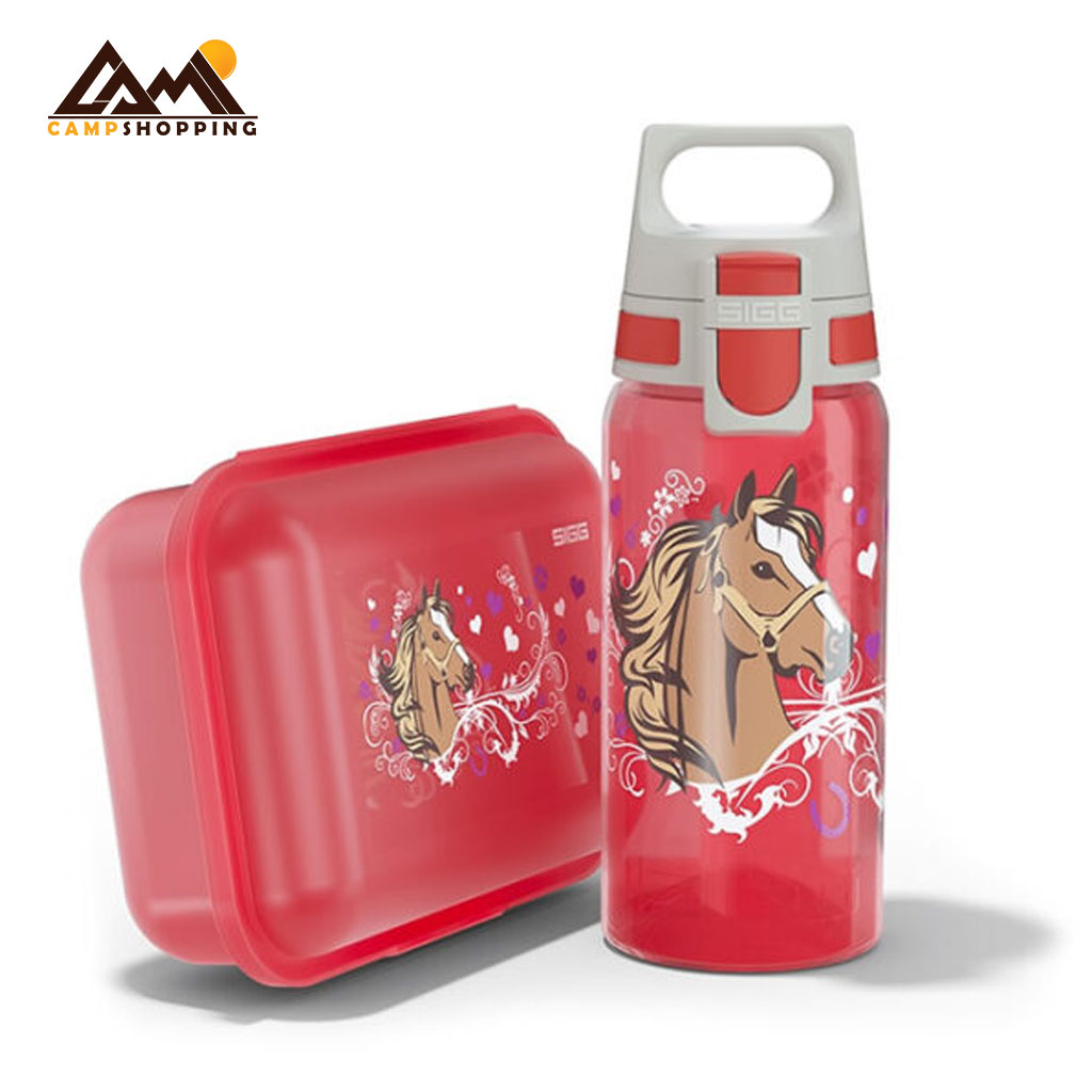 ست قمقمه و ظرف غذای کودک سیگ مدل VIVA SET KIDS LUNCH BOX