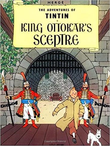 کتاب Tintin King Ottokar’s Sceptre عصای پادشاه اتوکار (تن تن 8) گلاسه