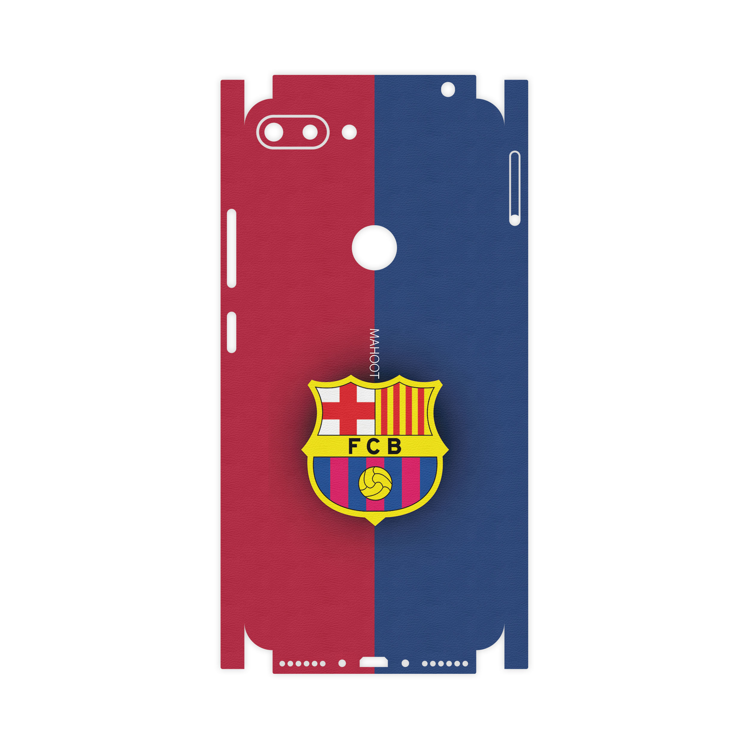 برچسب پوششی ماهوت مدل BARCELONA-FC-FullSkin مناسب برای گوشی موبایل جی پلاس T10